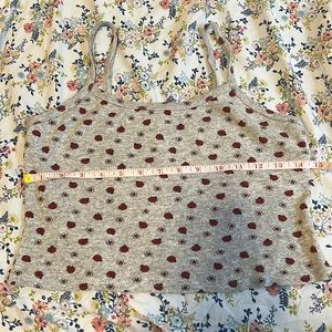 Vintage 90s Cotton Ladybug Tank Top